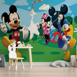 Mock up wall in the children’s room in cream color wall backgrou