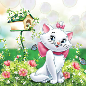 The,Image,Of,Nature,Landscape,,Illustrated,With,Flowers,,Grass,,Sky,