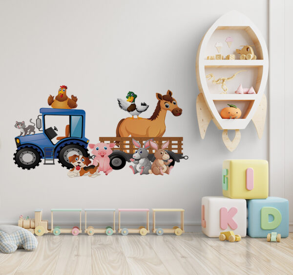 Mockup wall in the children’s room on wall white colors backgrou