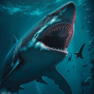 Sharks Angry being aggressiv