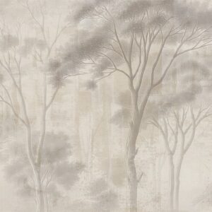 Abstract,Hand,Drawn,Nostalgic,Forest,Landscape,Art,Wallpaper.