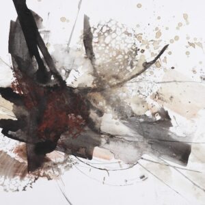 Black,And,Red,Abstract,Brush,Painting