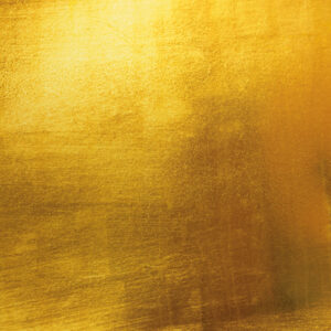Shiny yellow leaf gold foil
